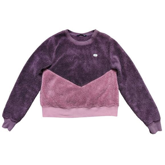 Abercrombie & Fitch Sweaters - Abercrombie & Fitch Purple Sherpa Sweater Size Small